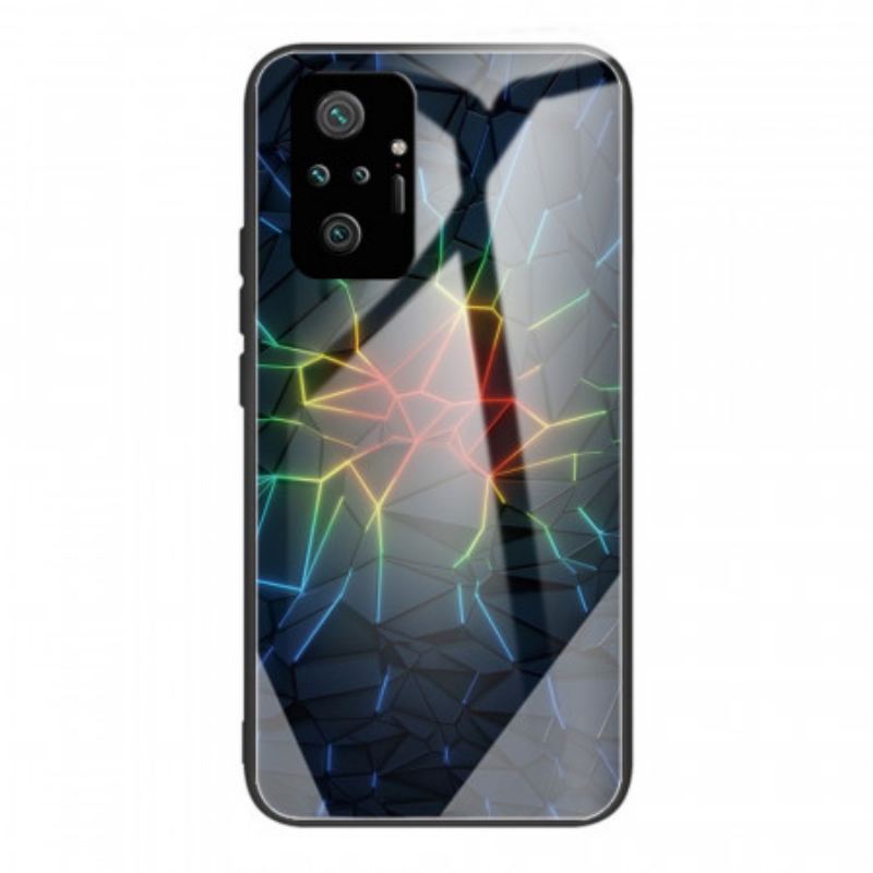 Capa Para Xiaomi Redmi Note 10 Pro Geometria Vidro Temperado