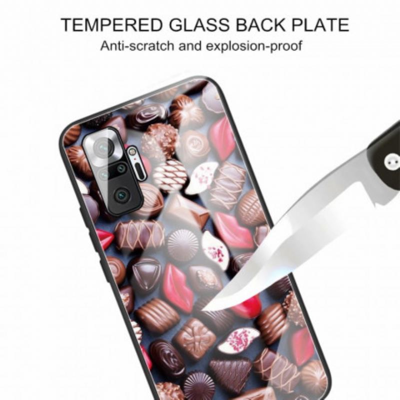Capa Para Xiaomi Redmi Note 10 Pro Vidro Temperado Chocolate