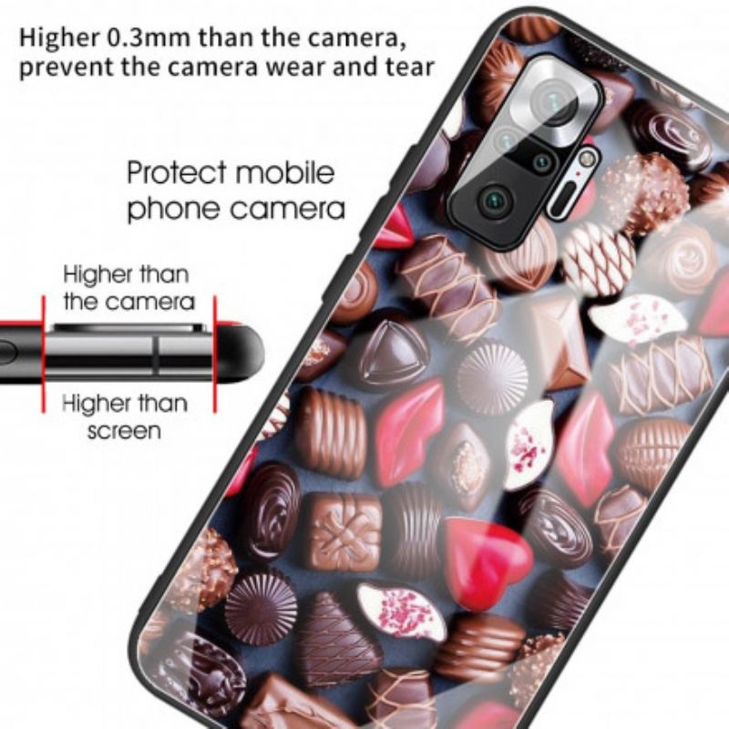 Capa Para Xiaomi Redmi Note 10 Pro Vidro Temperado Chocolate