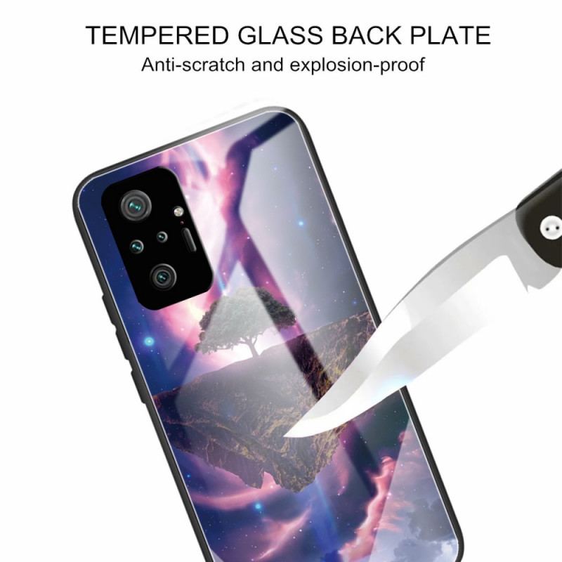 Capa Para Xiaomi Redmi Note 10 Pro Vidro Temperado Da Árvore Do Mundo