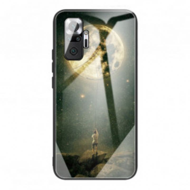 Capa Para Xiaomi Redmi Note 10 Pro Vidro Temperado Do Homem Da Lua