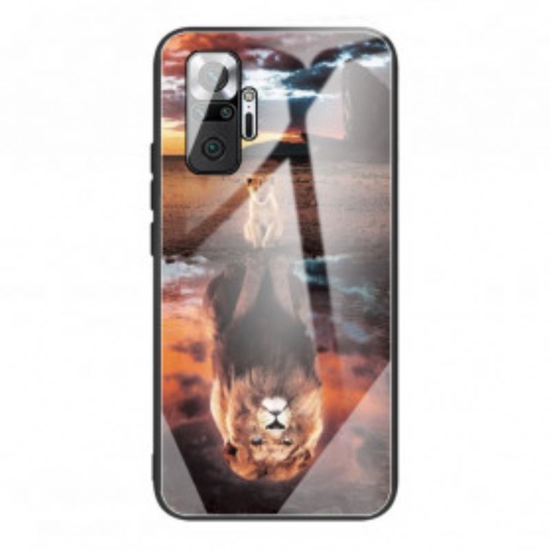 Capa Para Xiaomi Redmi Note 10 Pro Vidro Temperado Do Sonho Do Filhote De Leão
