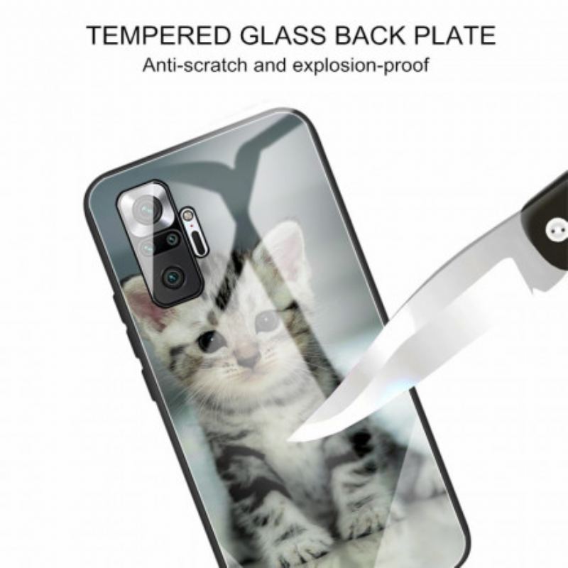 Capa Para Xiaomi Redmi Note 10 Pro Vidro Temperado Gatinho