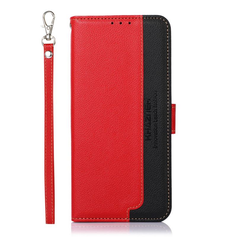 Capa Flip Para Xiaomi Mi 11 Pro Estilo Lichia Rfid Khazneh