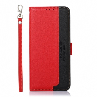 Capa Flip Para Xiaomi Mi 11 Pro Estilo Lichia Rfid Khazneh