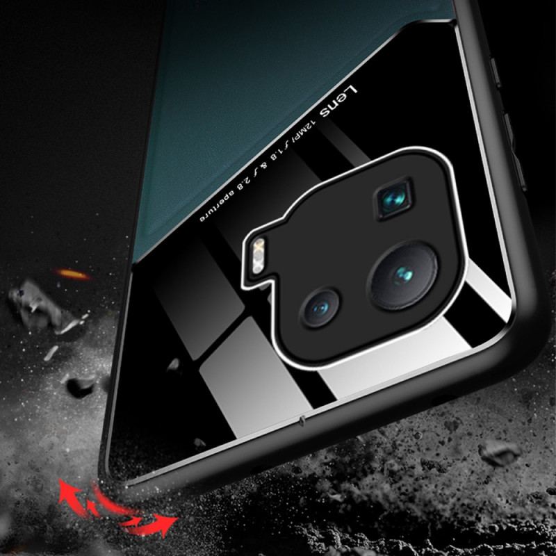 Capa Para Xiaomi Mi 11 Pro Efeito Couro Magnético