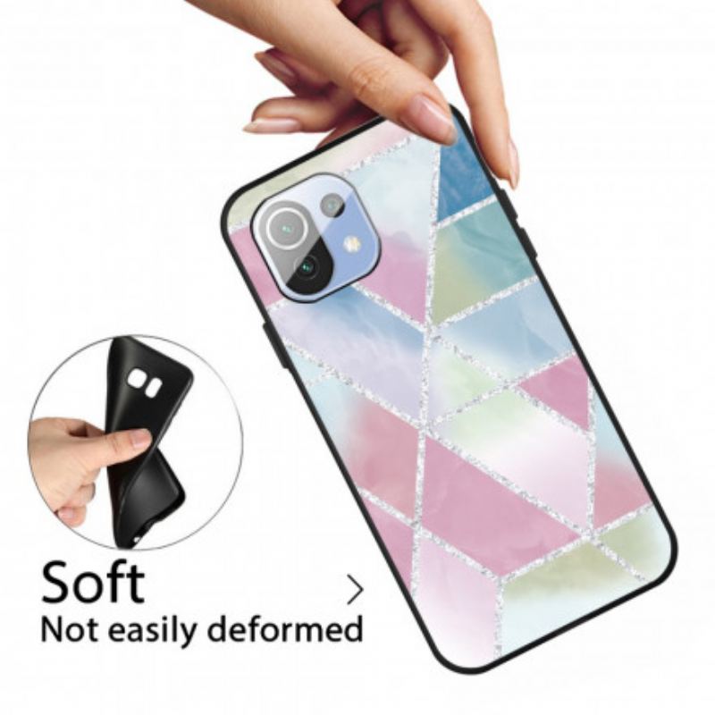Capa Para Xiaomi Mi 11 Pro Glitter Mármore