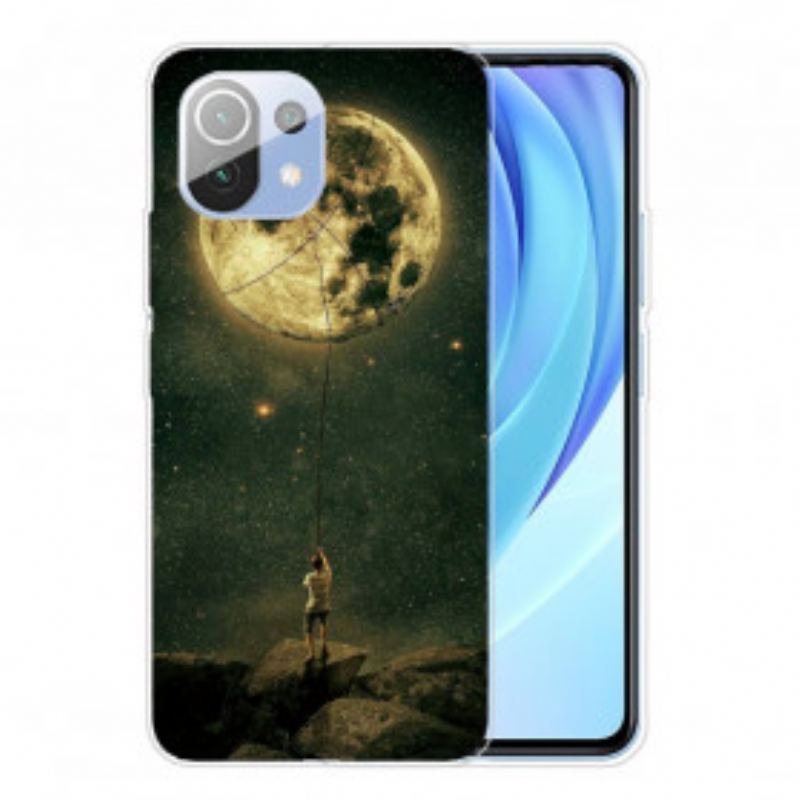 Capa Para Xiaomi Mi 11 Pro Homem Da Lua Flexível