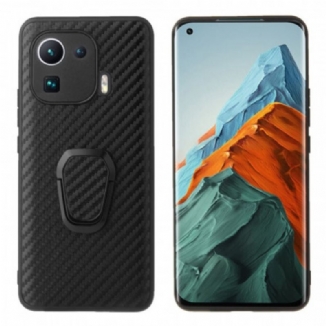 Capa Para Xiaomi Mi 11 Pro Suporte De Anel De Fibra De Carbono