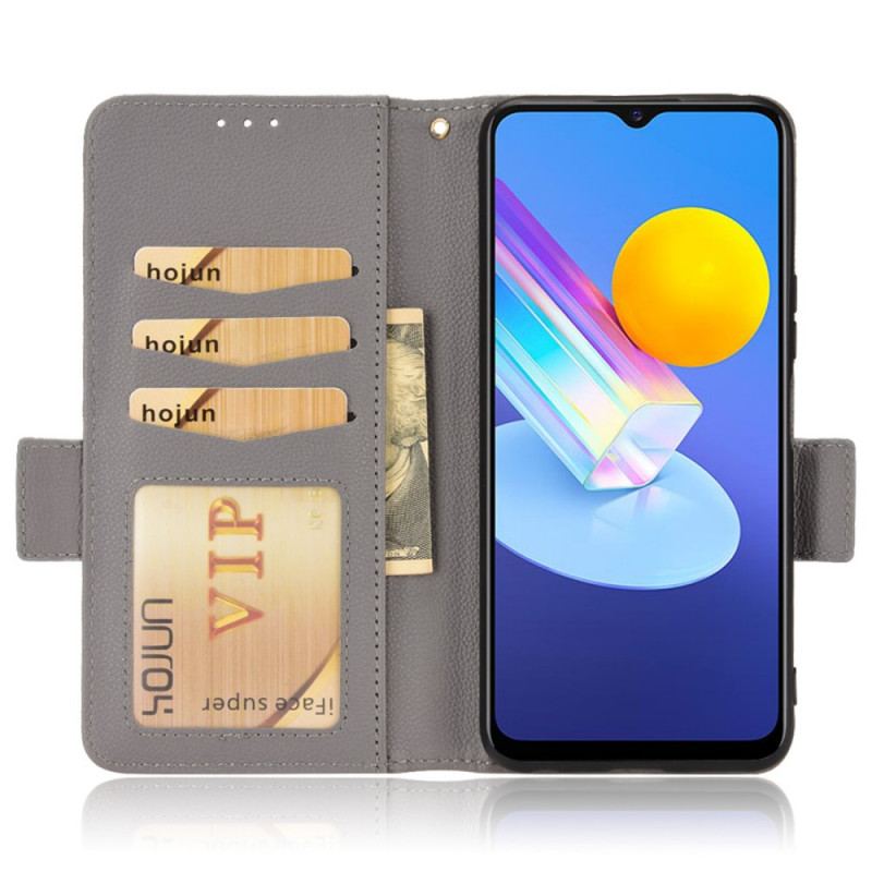 Capa Flip Para Vivo Y72 5G De Couro Aba Dupla Novas Cores