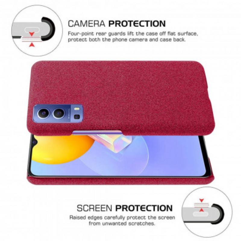 Capa Para Vivo Y72 5G Tecido Ksq