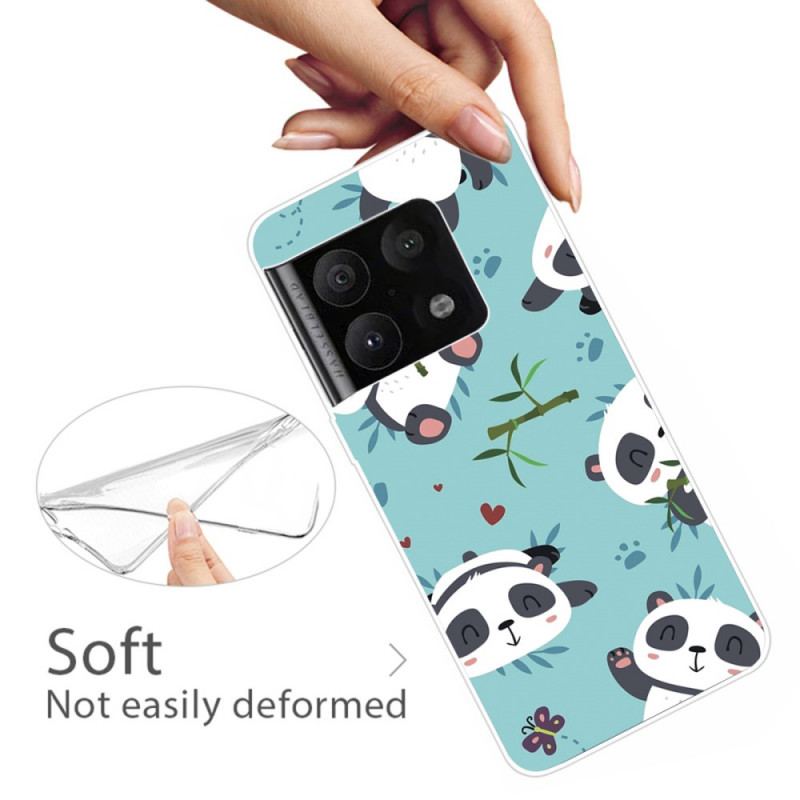 Capa De Celular Para OnePlus 10 Pro 5G Bando De Pandas