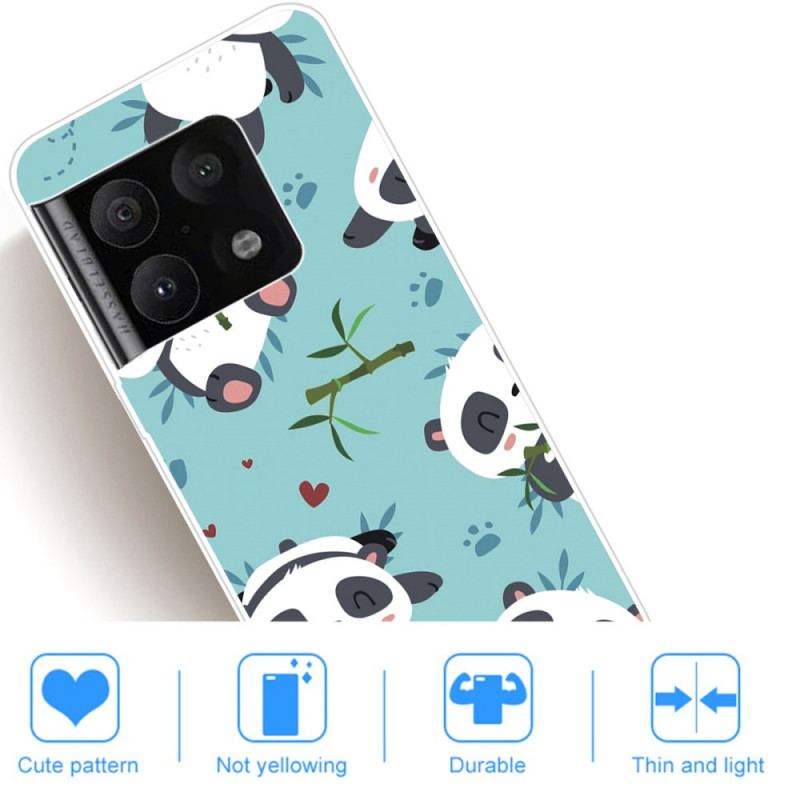 Capa De Celular Para OnePlus 10 Pro 5G Bando De Pandas