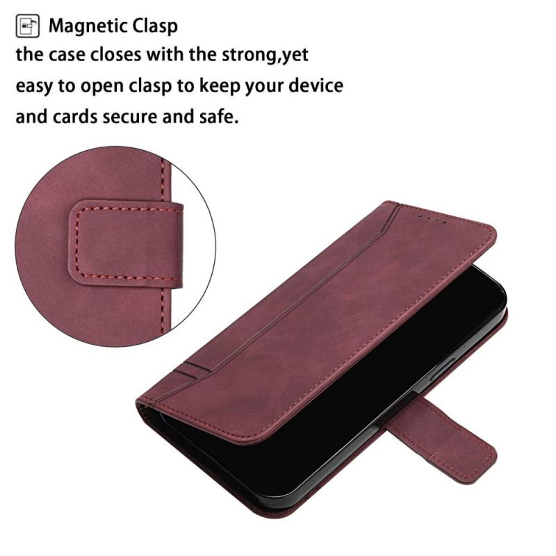 Capa De Couro Para OnePlus 10 Pro 5G De Cordão Sorriso Strappy