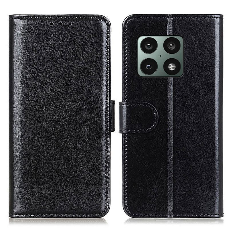 Capa De Couro Para OnePlus 10 Pro 5G Frozen Finesse
