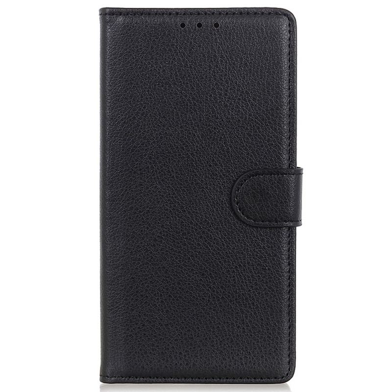 Capa De Couro Para OnePlus 10 Pro 5G Tradicionalmente Lichia