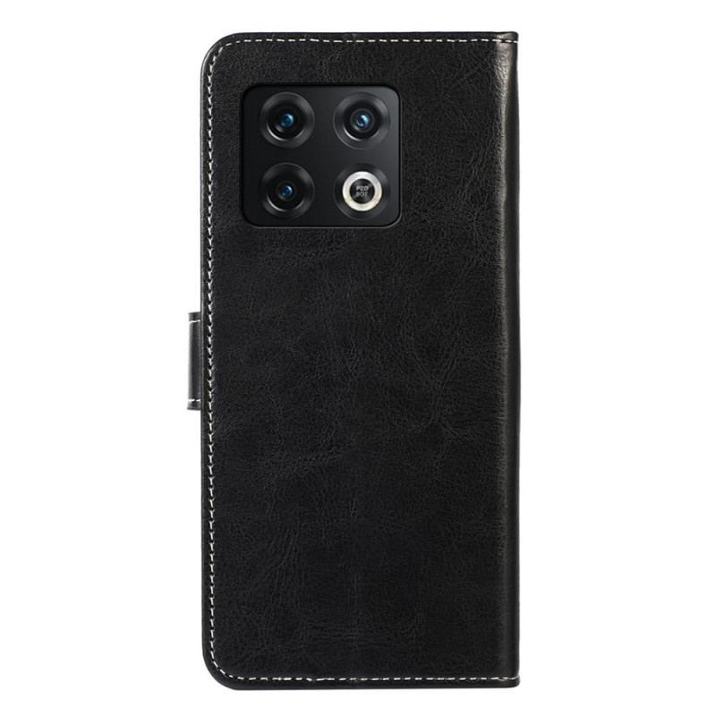 Capa Em Pele Para OnePlus 10 Pro 5G Vintage