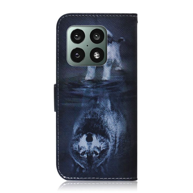 Capa Flip Para OnePlus 10 Pro 5G Ernesto O Lobo