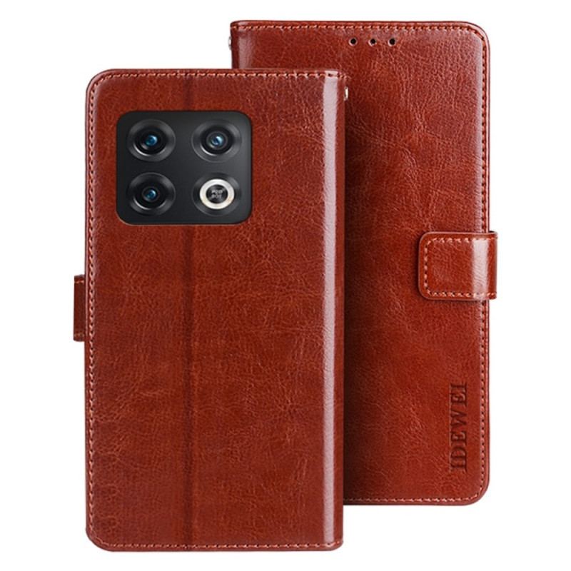 Capa Flip Para OnePlus 10 Pro 5G Estilo Couro Idewei
