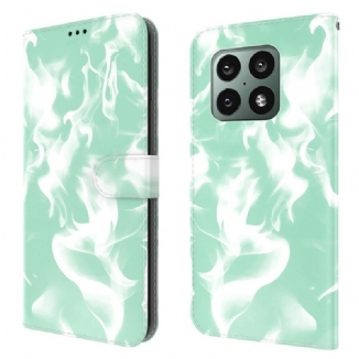 Capa Flip Para OnePlus 10 Pro 5G Padrão Abstrato