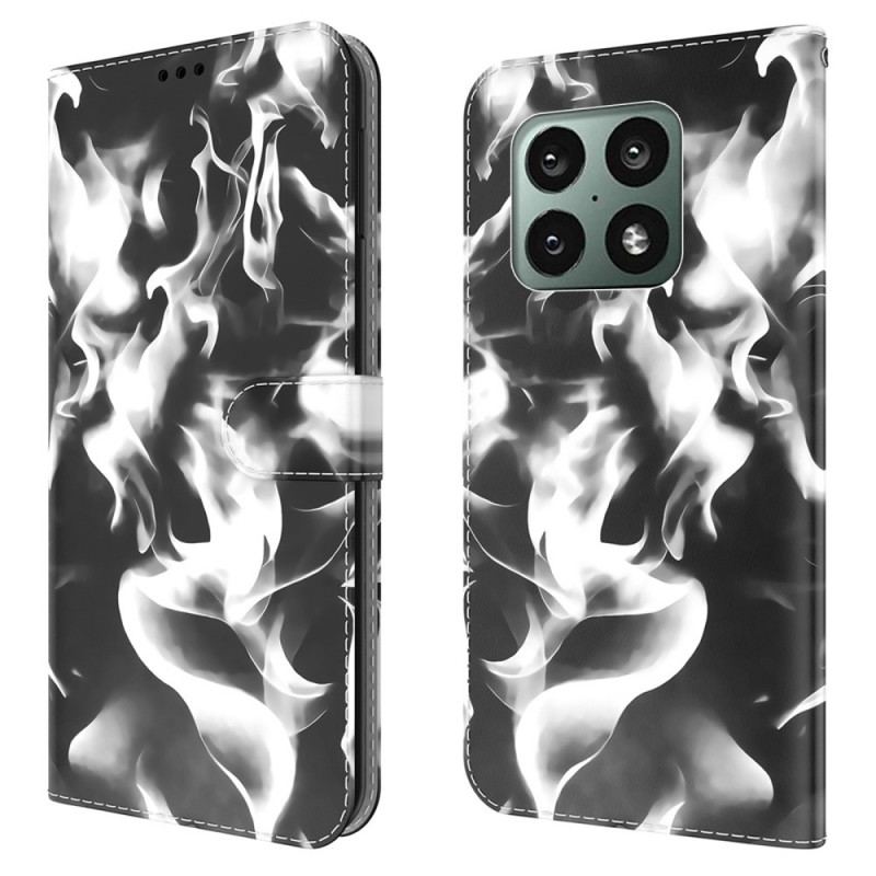 Capa Flip Para OnePlus 10 Pro 5G Padrão Abstrato
