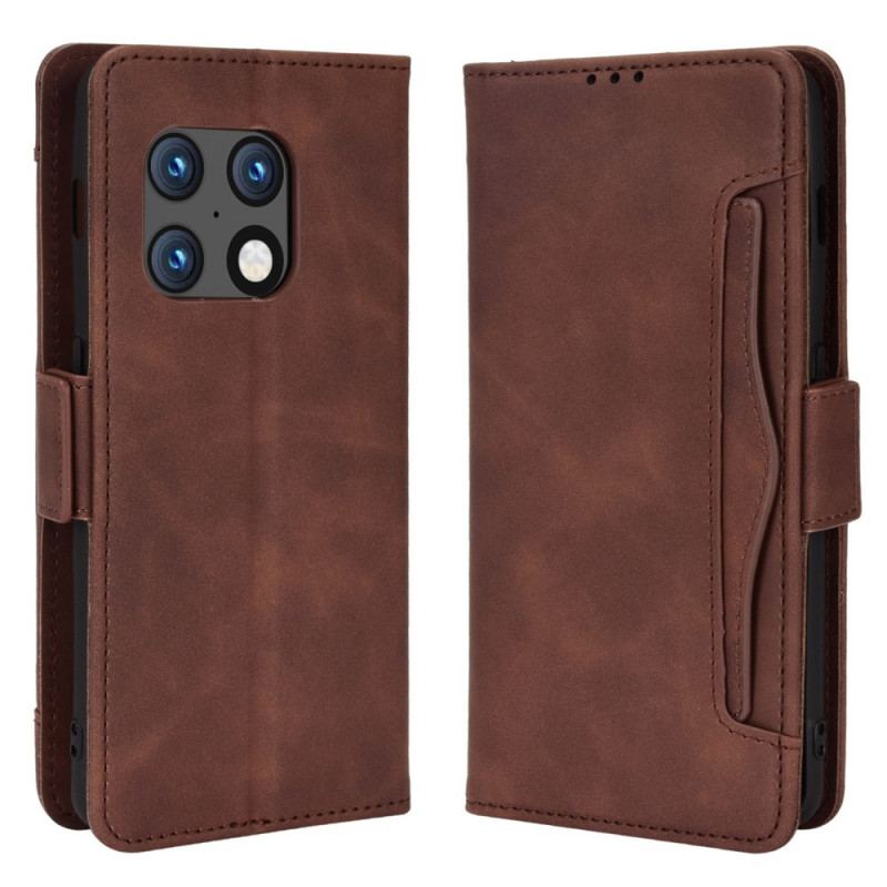 Capa Folio Para OnePlus 10 Pro 5G Multi-card Premier Class