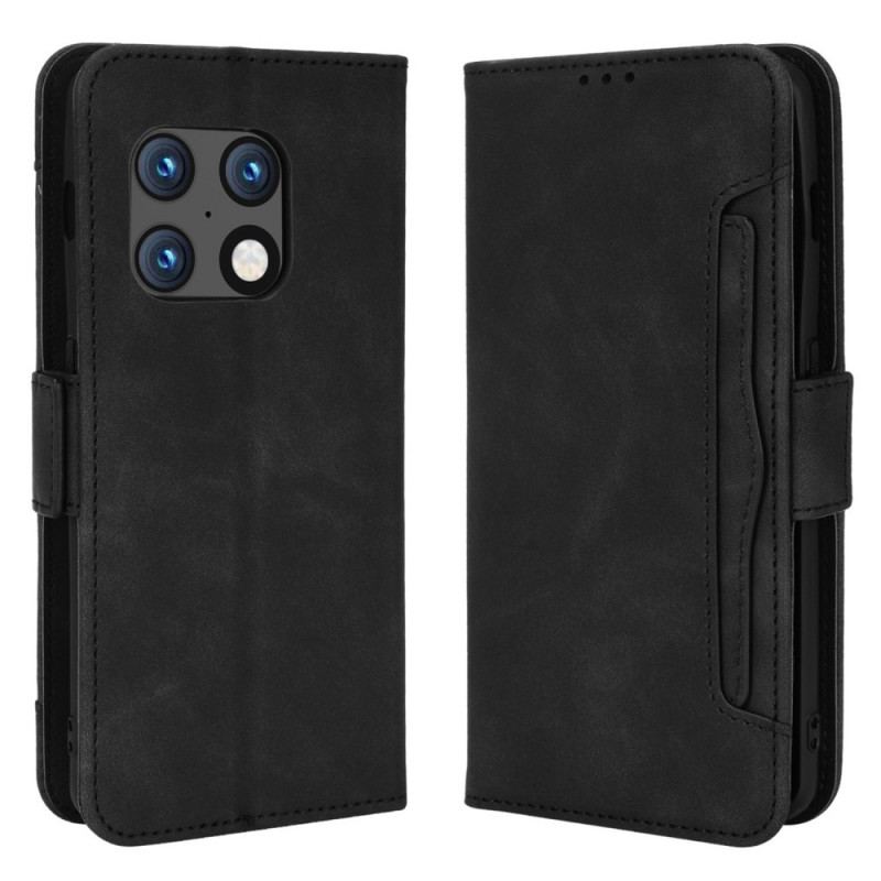 Capa Folio Para OnePlus 10 Pro 5G Multi-card Premier Class