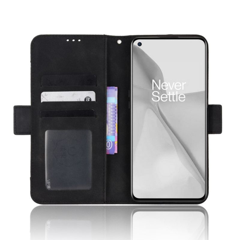 Capa Folio Para OnePlus 10 Pro 5G Multi-card Premier Class