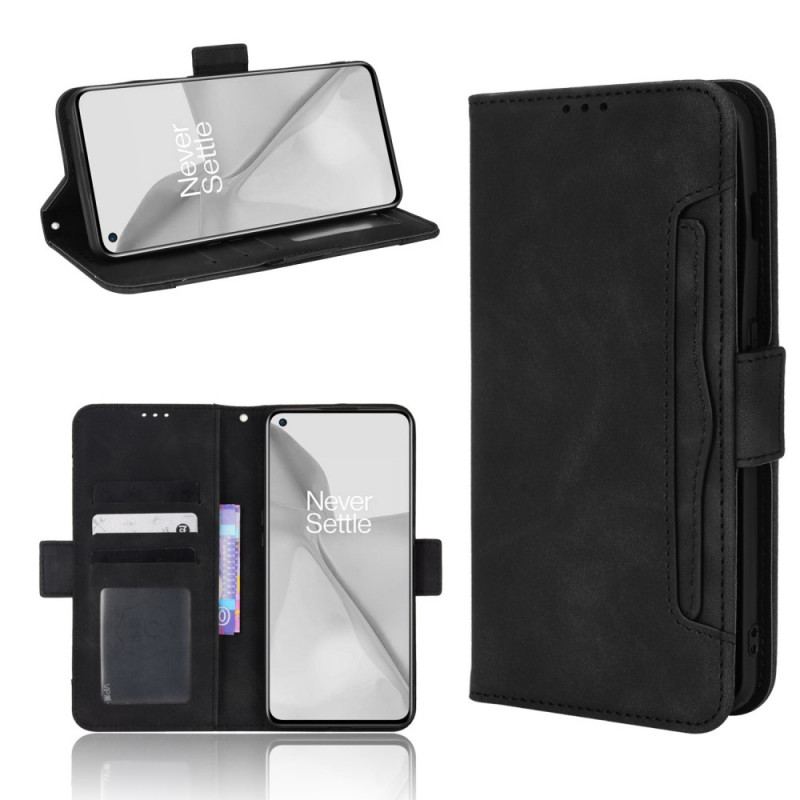 Capa Folio Para OnePlus 10 Pro 5G Multi-card Premier Class