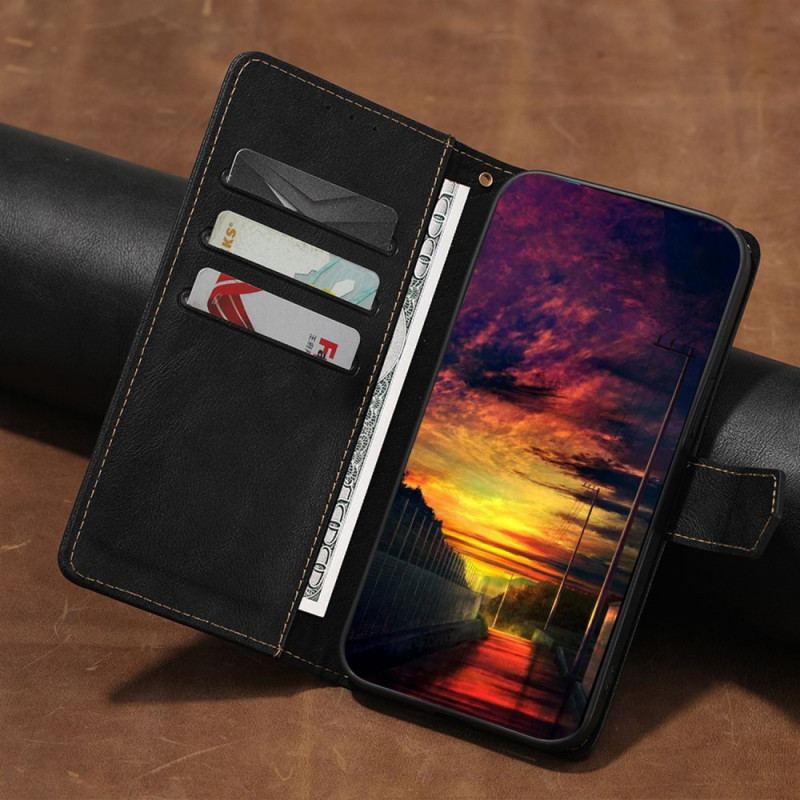 Capa Folio Para OnePlus 10 Pro 5G Rfid Clássico