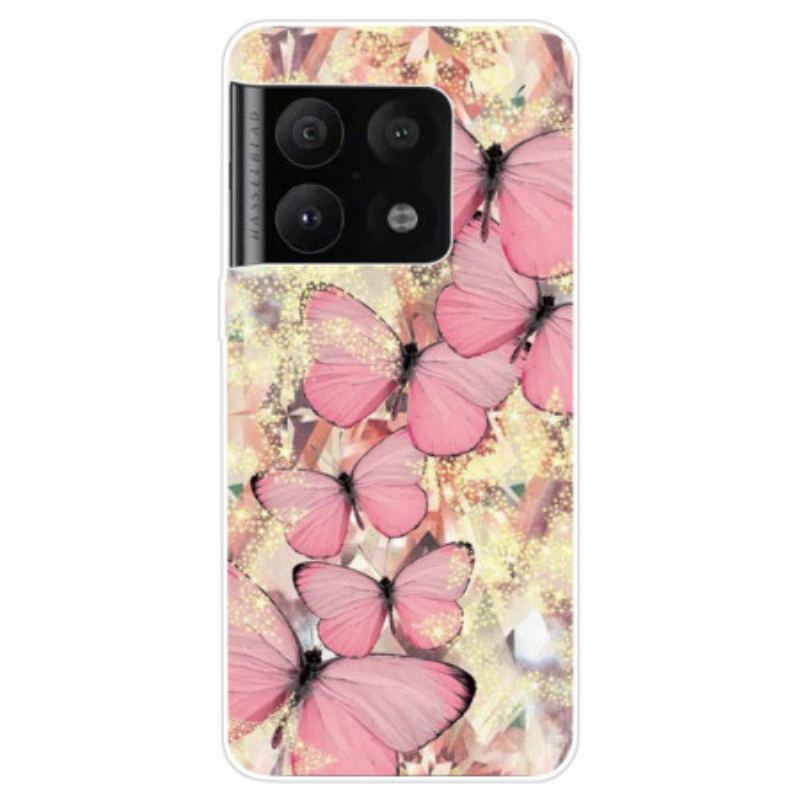 Capa Para OnePlus 10 Pro 5G Borboletas Borboletas