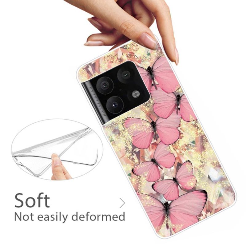 Capa Para OnePlus 10 Pro 5G Borboletas Borboletas