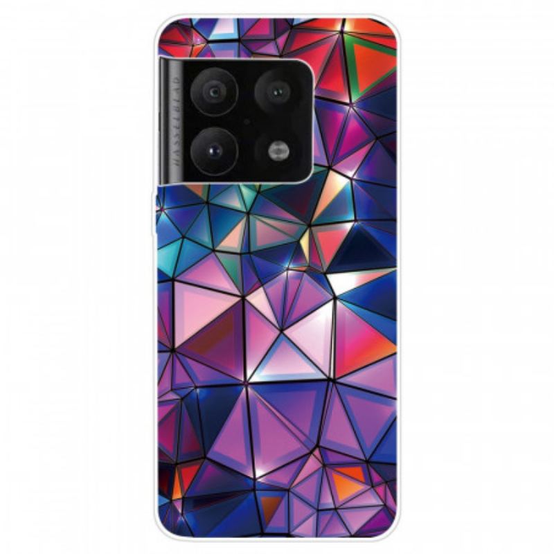 Capa Para OnePlus 10 Pro 5G Geometria Flexível