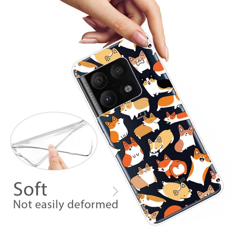 Capa Para OnePlus 10 Pro 5G Vários Cães
