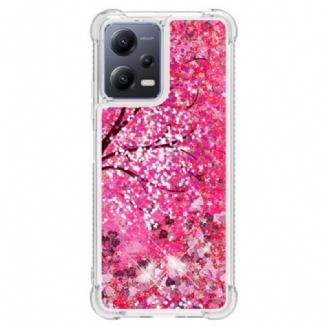 Capa De Celular Para Poco X5 5G Árvore Glitter