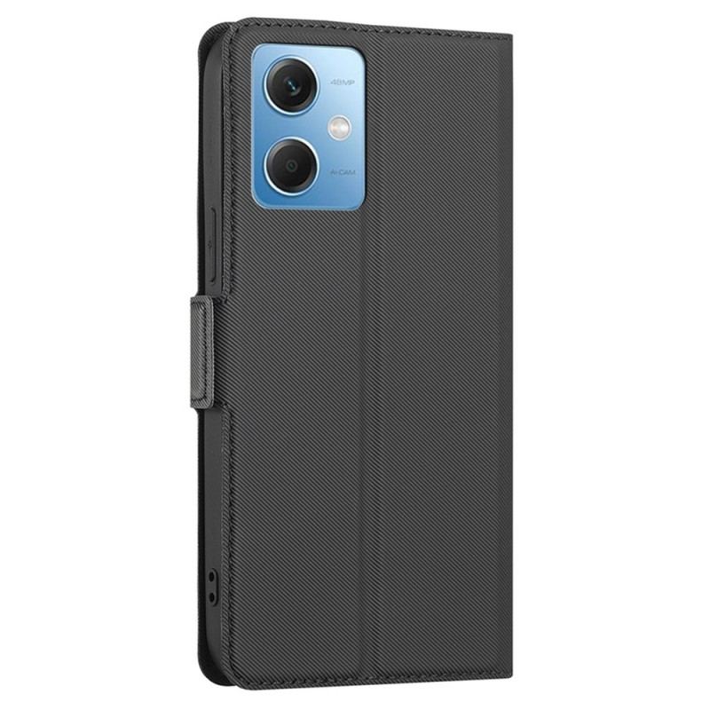 Capa Flip Para Poco X5 5G Bicolor Ultra Fino