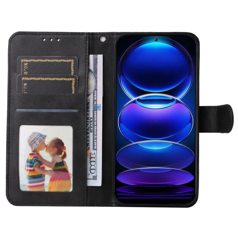 Capa Flip Para Poco X5 5G De Cordão Simples Com Alça