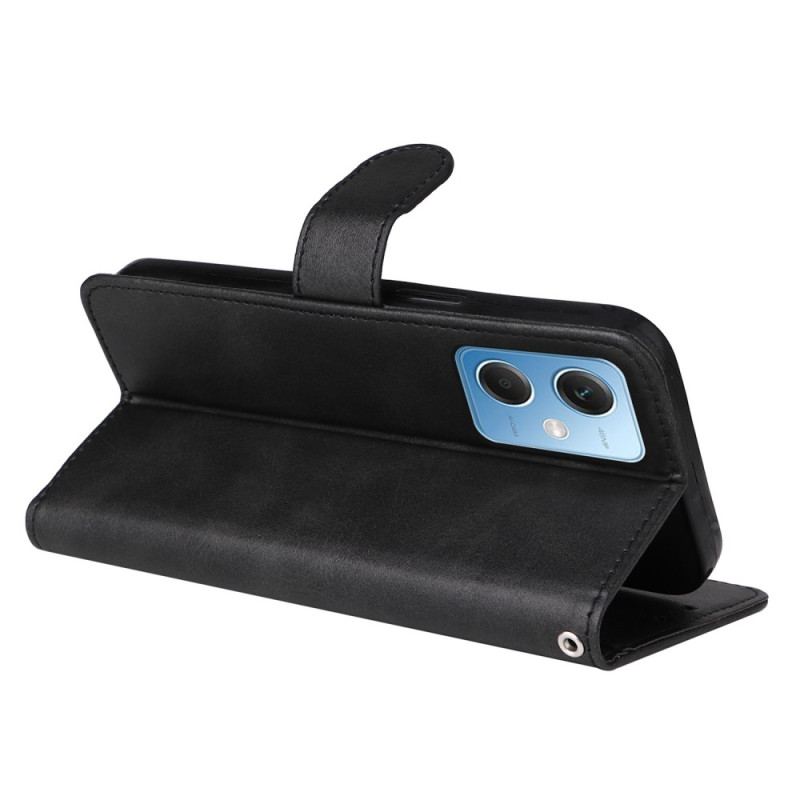 Capa Flip Para Poco X5 5G De Cordão Simples Com Alça