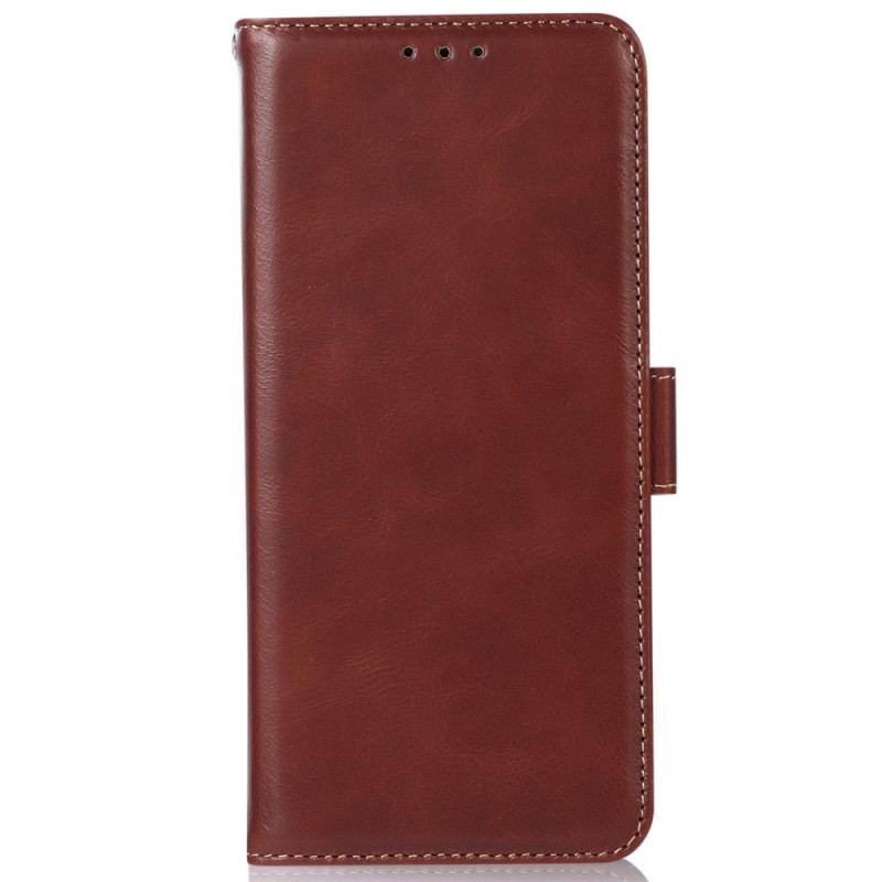 Capa Flip Para Poco X5 5G Função Rfid De Couro Genuíno