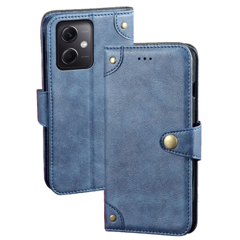 Capa Folio Para Poco X5 5G Botão Magnético