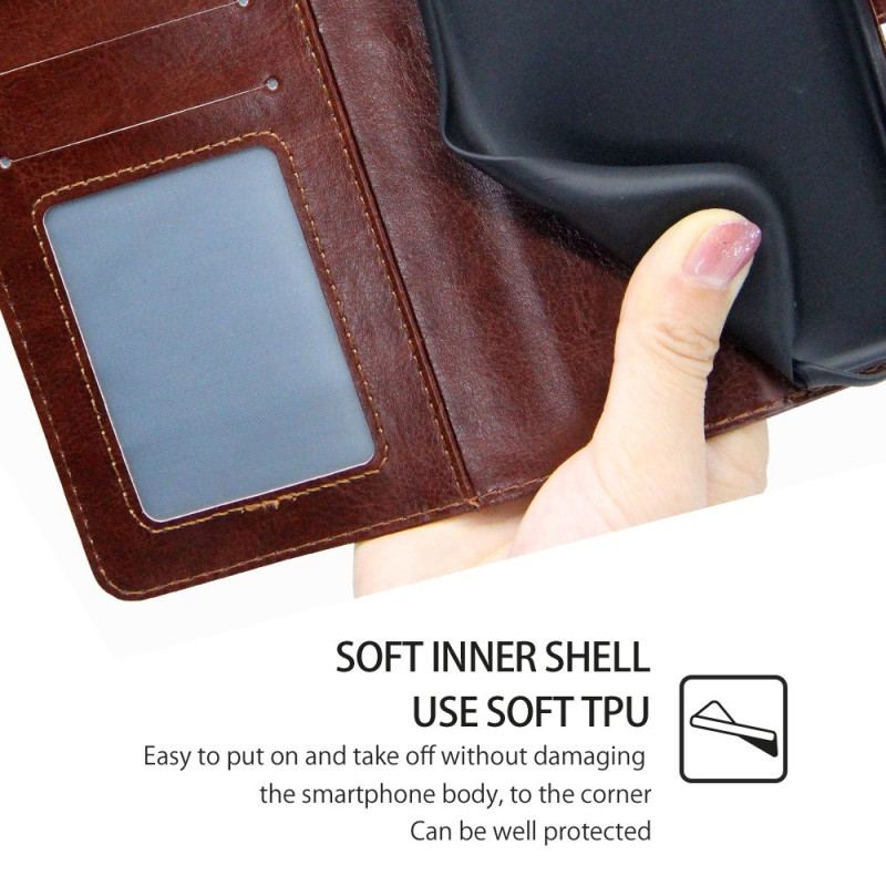 Capa Folio Para Poco X5 5G Vintage