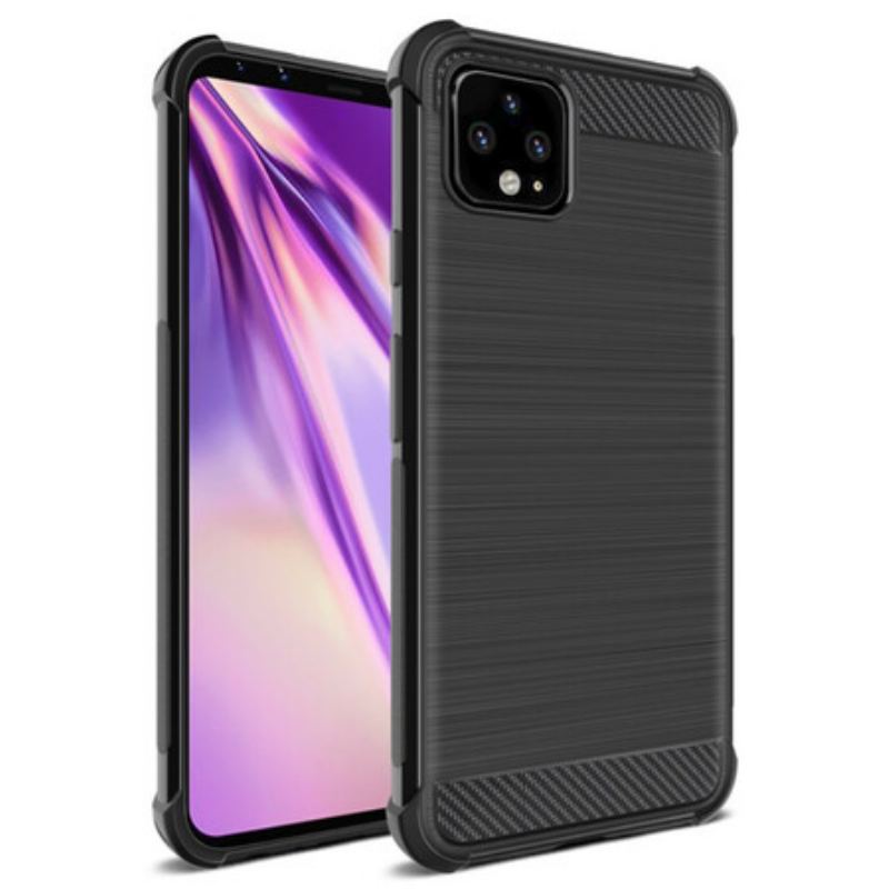 Capa Para Google Pixel 4 XL Fibra De Carbono Escovada Imak