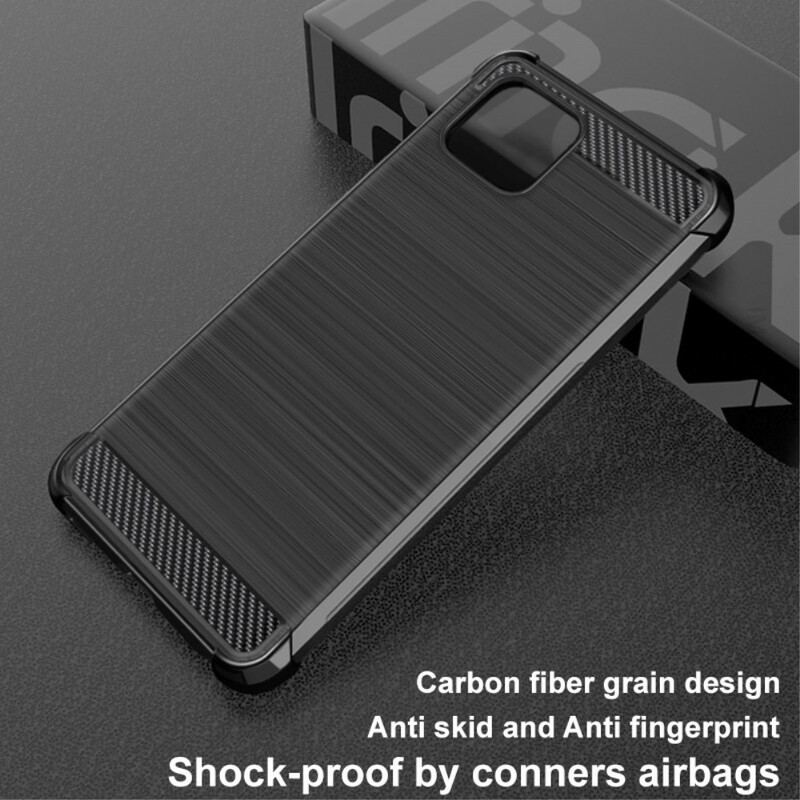 Capa Para Google Pixel 4 XL Fibra De Carbono Escovada Imak