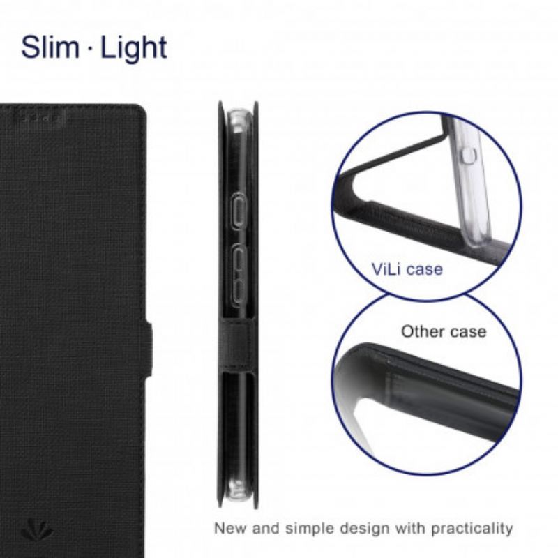 Capa De Celular Para Google Pixel 4A 5G Flip Vili Dmx Texturizado