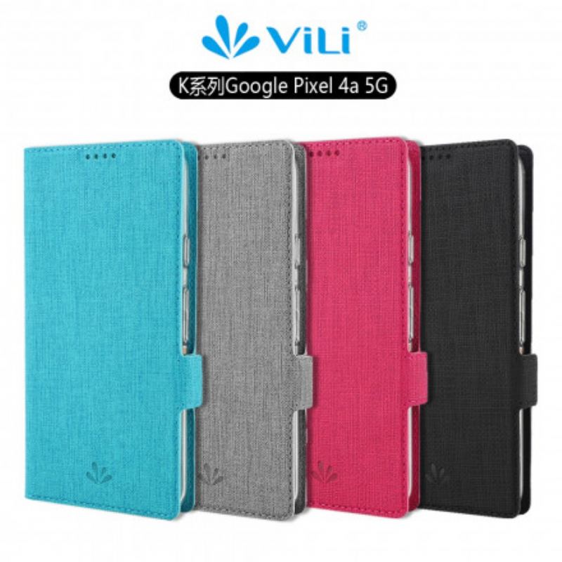 Capa De Celular Para Google Pixel 4A 5G Flip Vili Dmx Texturizado