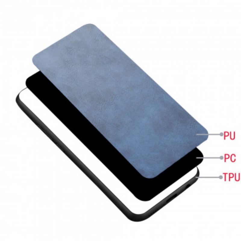 Capa Para Google Pixel 4A 5G Efeito Couro Couture