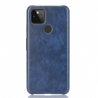 Capa Para Google Pixel 4A 5G Efeito Couro De Desempenho Lichia