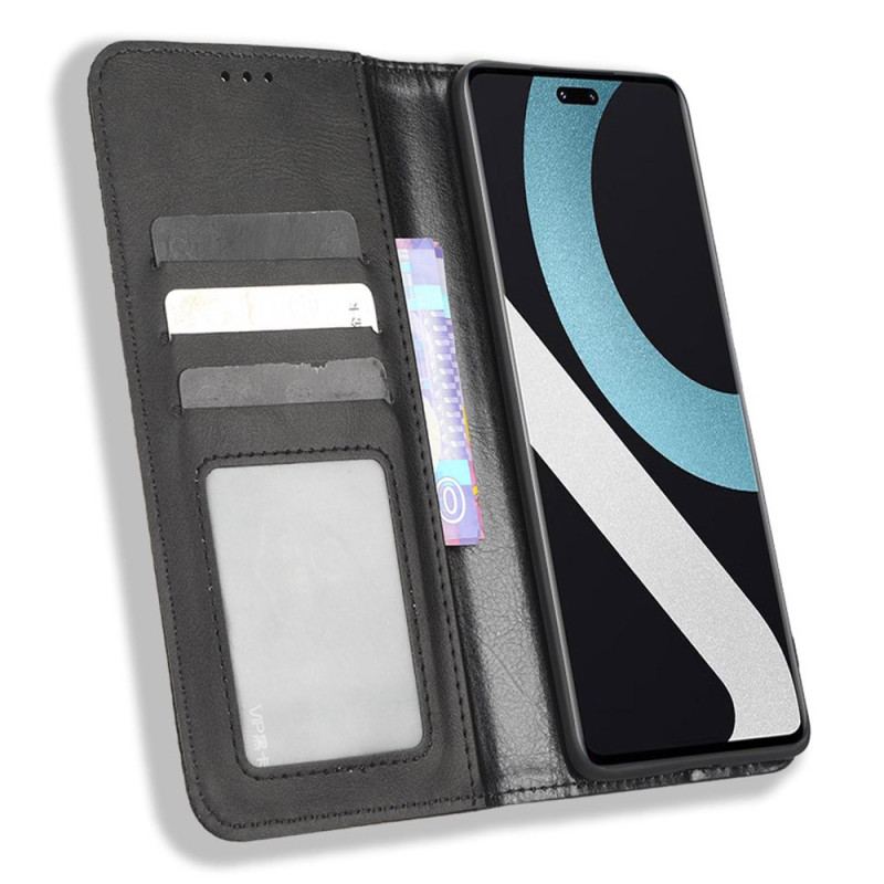 Capa De Celular Para Xiaomi 13 Lite Flip Estilo Vintage De Couro