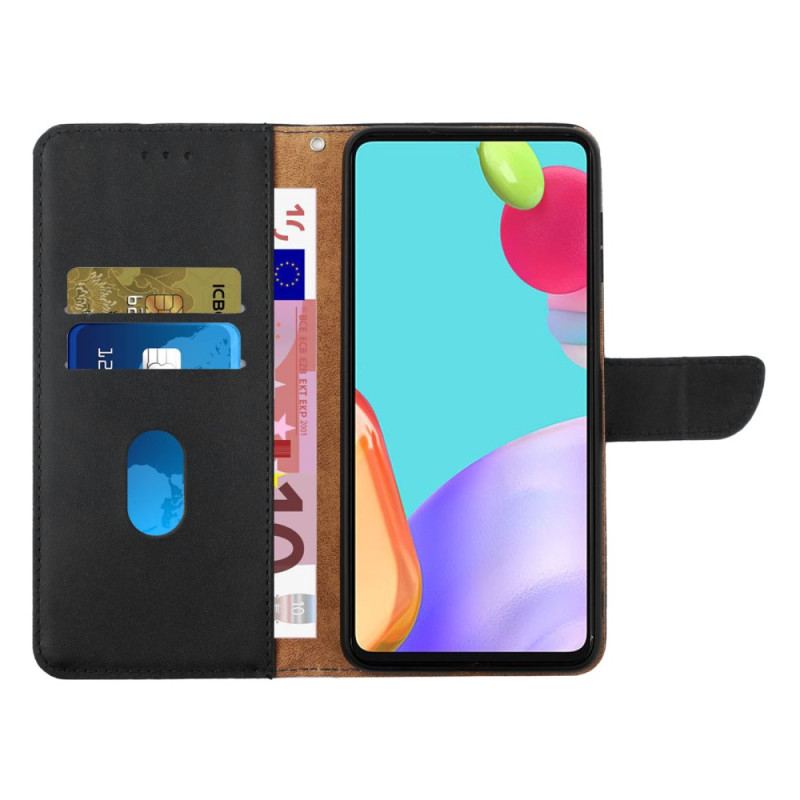 Capa De Couro Para Xiaomi 13 Lite Couro Napa Genuíno