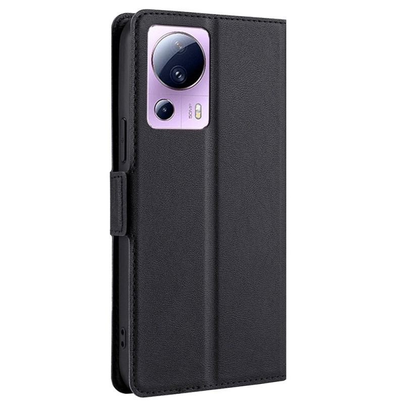 Capa De Couro Para Xiaomi 13 Lite Ultrafino